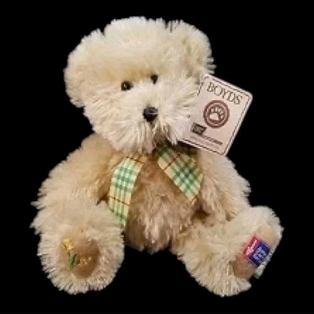 Boyds Bear Daffodils Days-2006 Flowers R. Hope-American Cancer Society Plush New
